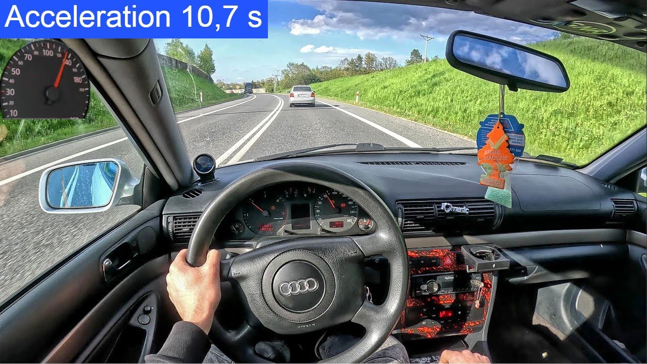 Audi A4 B5 1.9 TDI /115 HP/ POV Test Drive #67