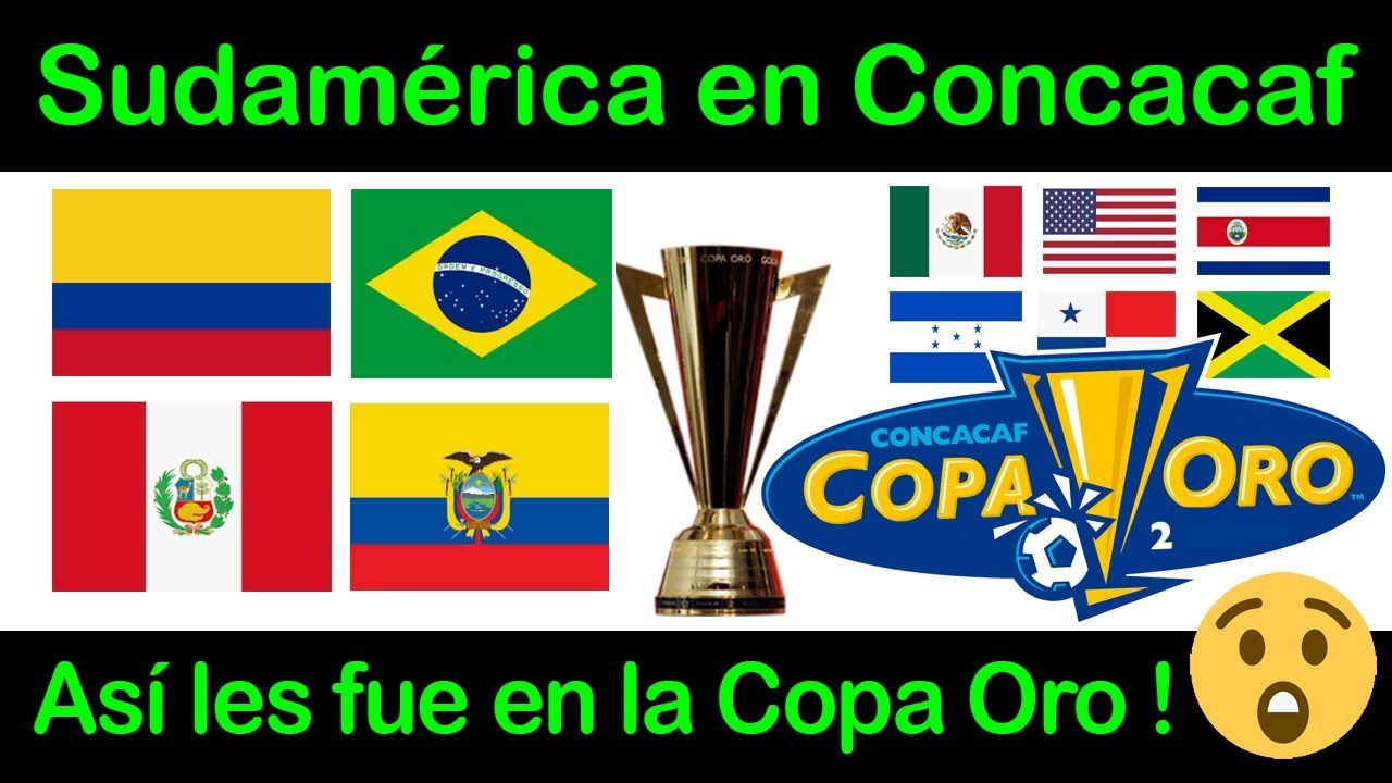 Sudamericanos jugando la Copa Oro Concacaf