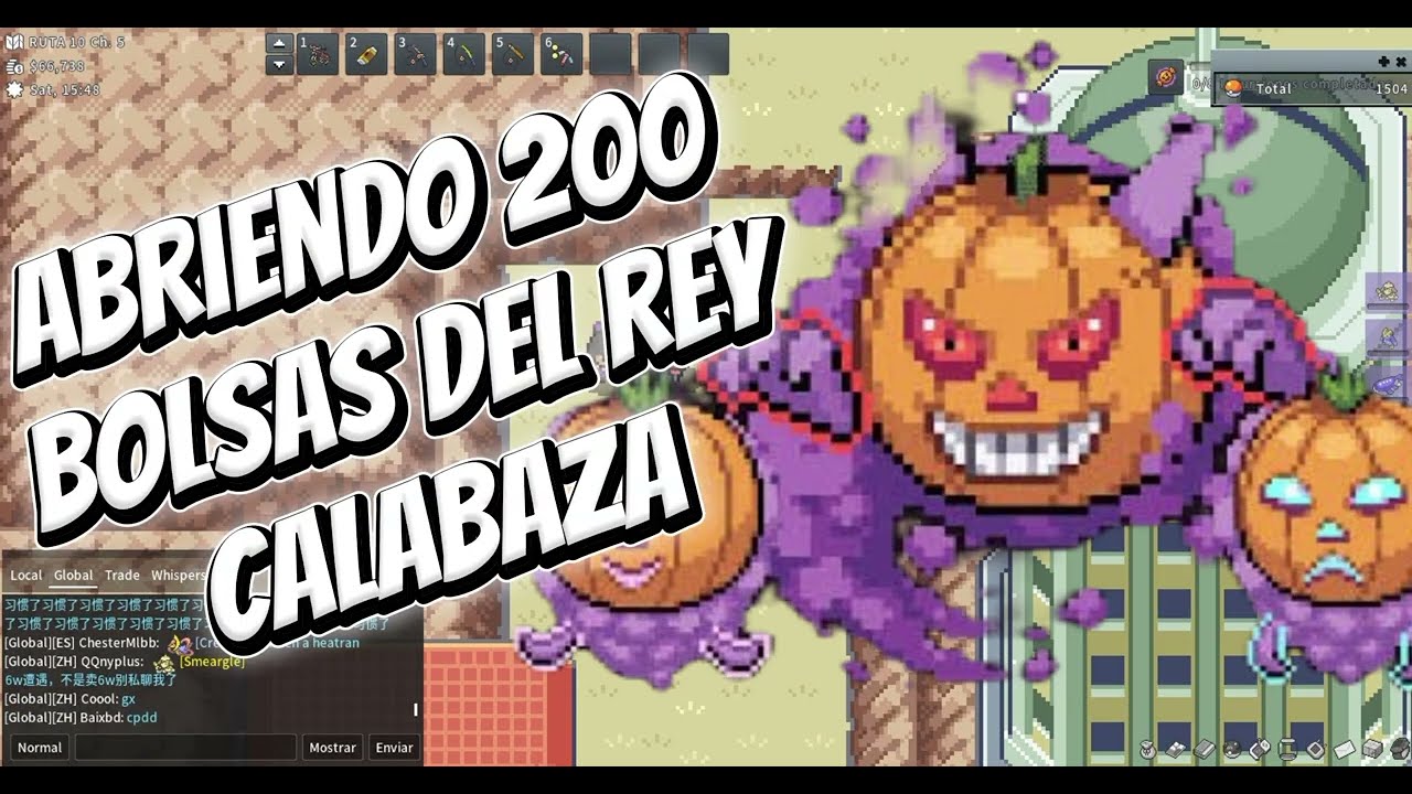 🎃 ABRÍ 200 BOLSITAS DEL REY CALABAZA Y PERDÍ MÁS DE 1M… 😭🔥 | PokeMMO Apertura Épica