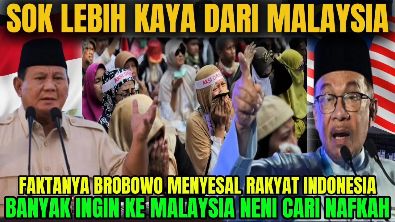INDO KAYA RAKYATNYA BAHAGIA❗FAKTANYA BANYAK RAKYAT INDONESIA CARI NAFKAH KE MALAYSIA❗KATANYA KAYA❓