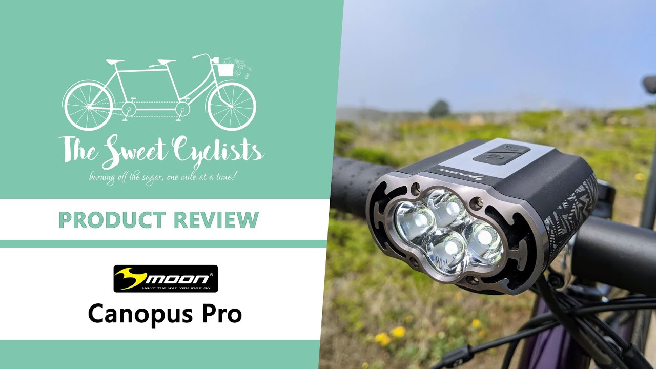 Moon Sport Canopus Pro MTB Headlight Review - feat. 6000 Lumen + Variable Lumen System + USB-C