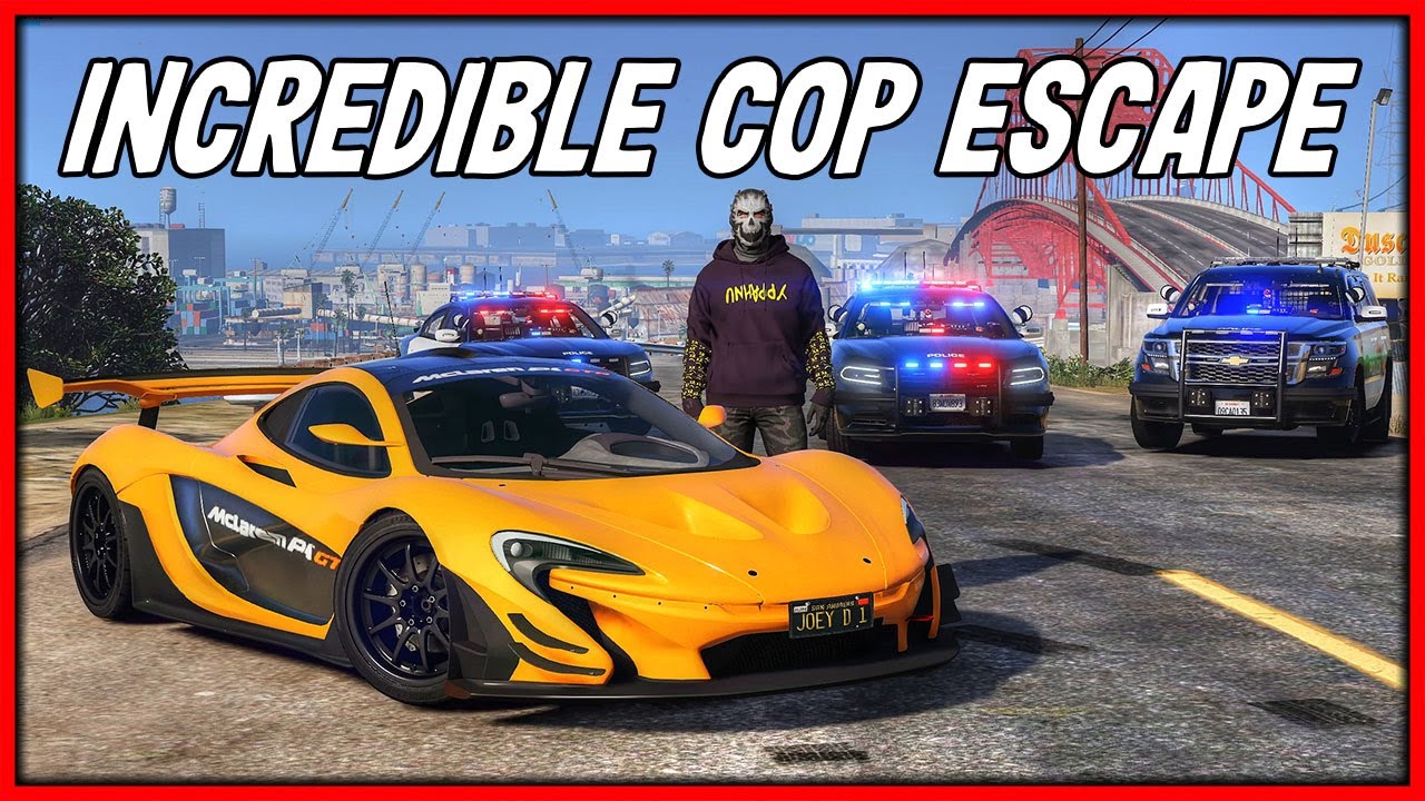 Ролевая игра в GTA 5 - НЕВЕРОЯТНЫЙ ПОБЕГ ОТ ПОЛИЦИИ НА MCLAREN P1 GTR | RedlineRP #935