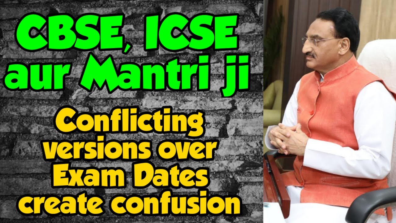 CONFUSION : Will CBSE & ICSE Board Exams be delayed or held on schedule? What about JEE and NEET?