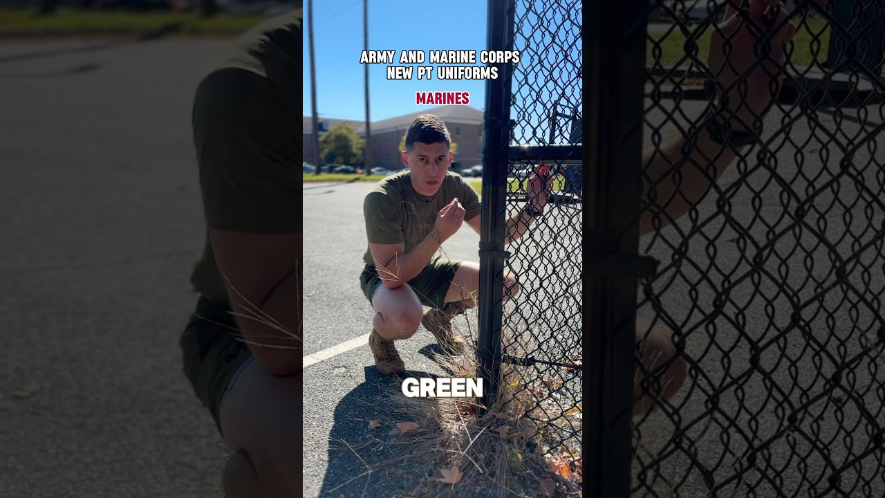 Army vs Marines PT uniforms