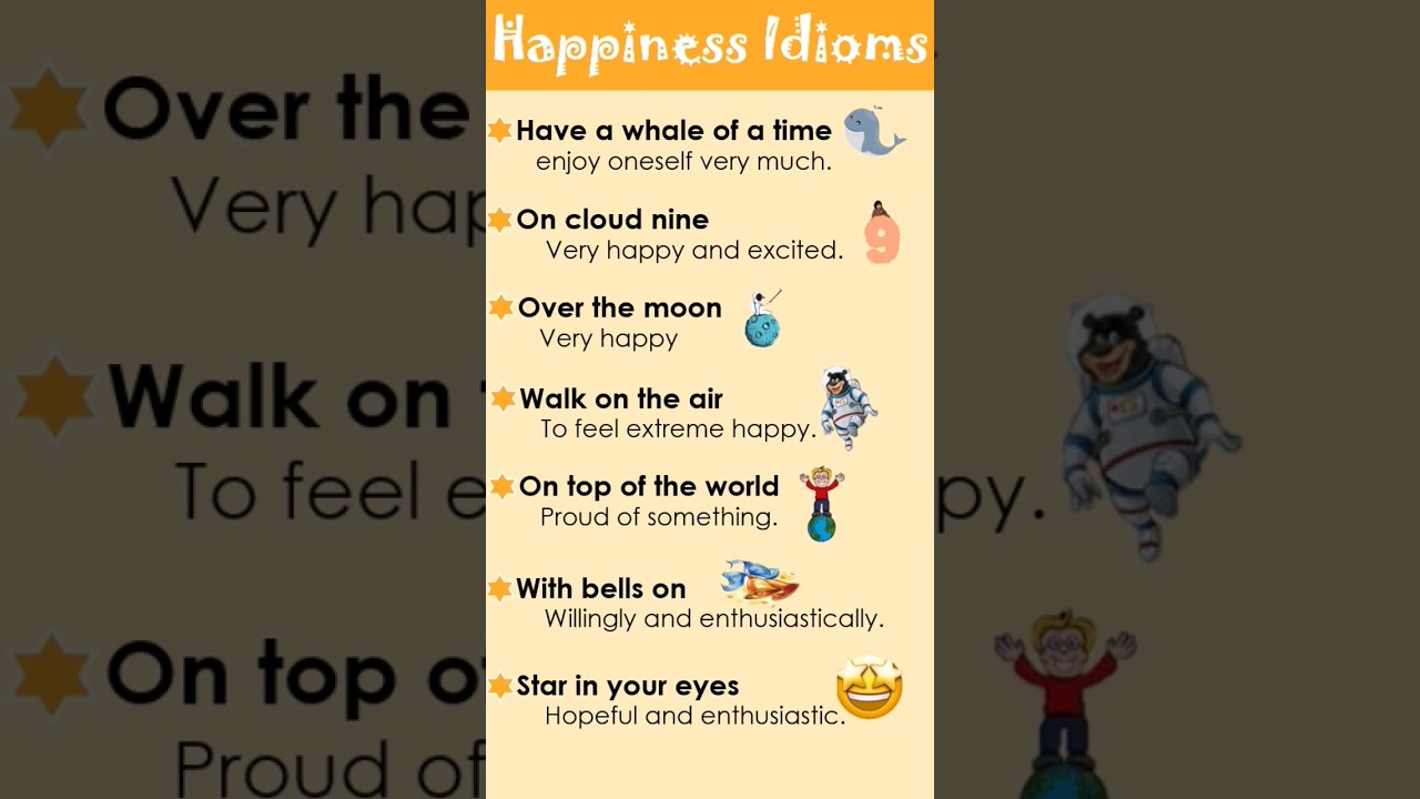Happiness Idioms