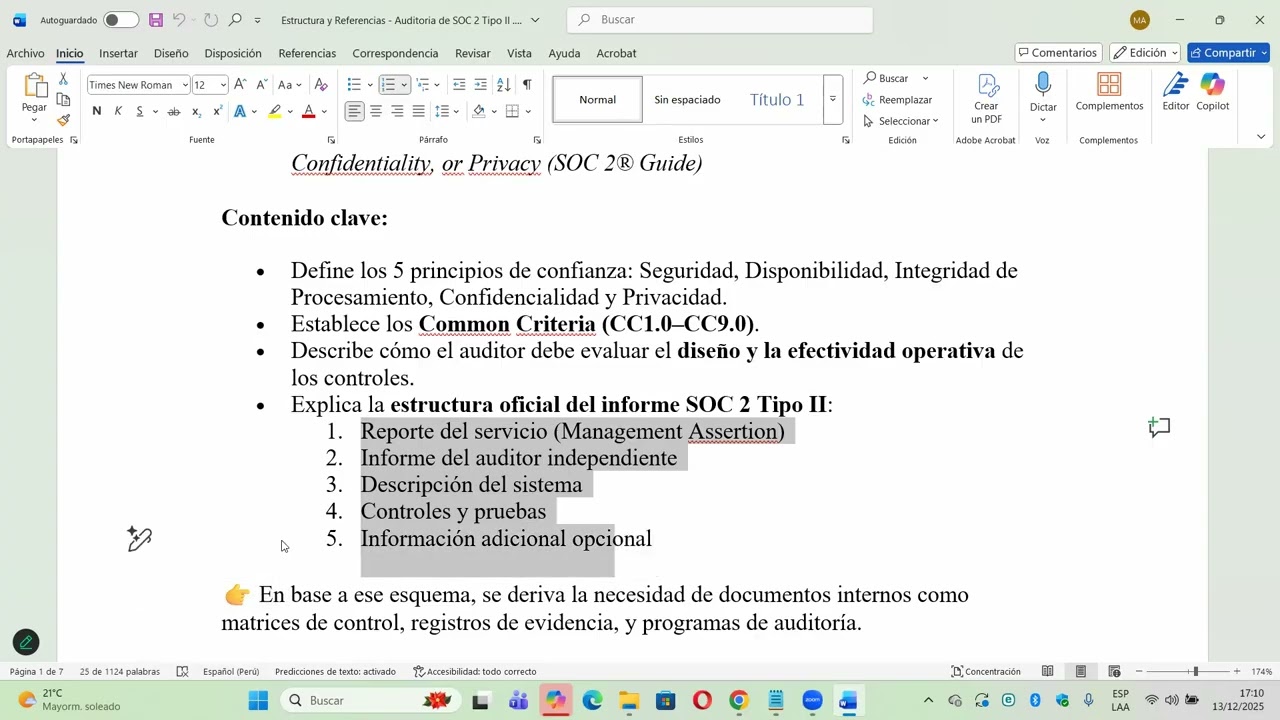 Auditoria SOC 2 Tipo II: Desarrollo del Alcance y Objetivos del Proyecto de SOC 2 TIPO II
