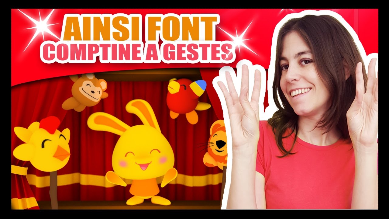 Ainsi Font Font Font les Petites Marionnettes - Comptines à gestes Méli et Touni - TITOUNIS