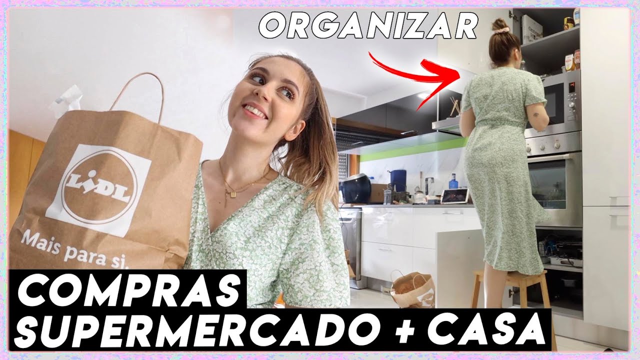 COMPRAS para a CASA e SUPERMERCADO + ORGANIZAÇÃO da COZINHA | VLOG | Joana Gentil