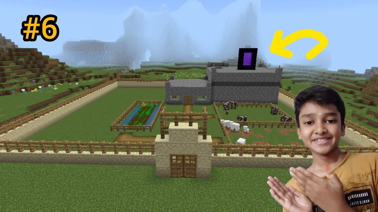 #minecraft New World nether portal / #6 