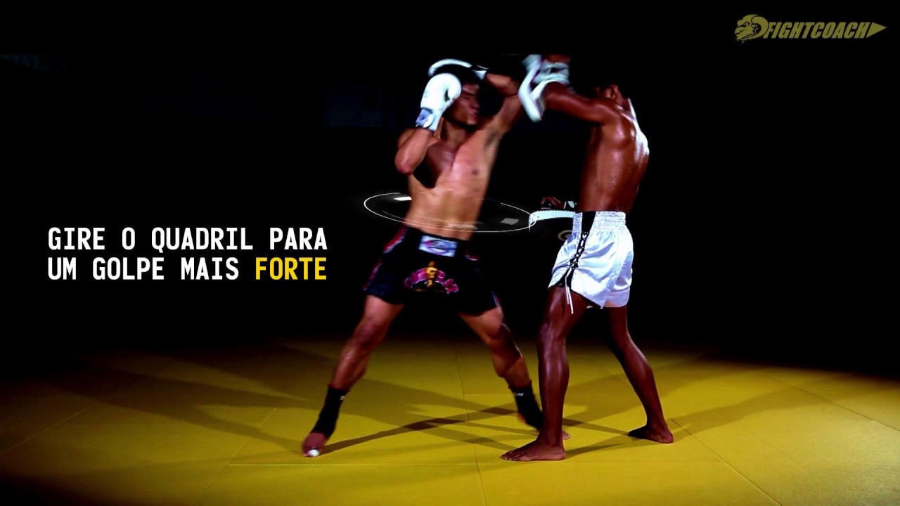 COMBINAÇÃO DE MUAY THAI: JAB, CRUZADO, COTOVELADA ASCENDENTE