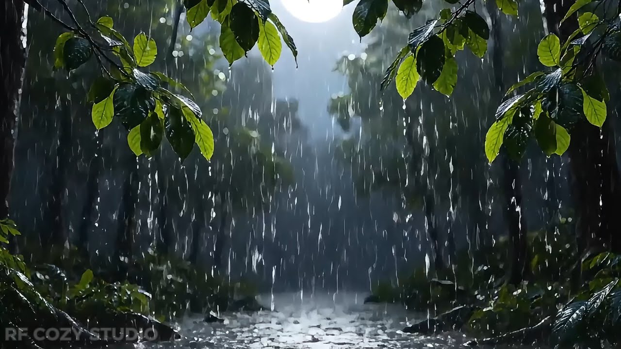 ☁️ Rain Sounds for Insomnia Relief | Calming Night Ambience to Quiet Overthinking 🌧️