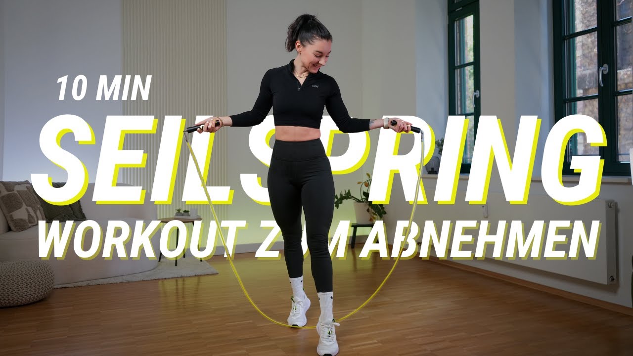 10 Minuten Springseil Workout zum Abnehmen | Timer Training | Cardio & Kraft