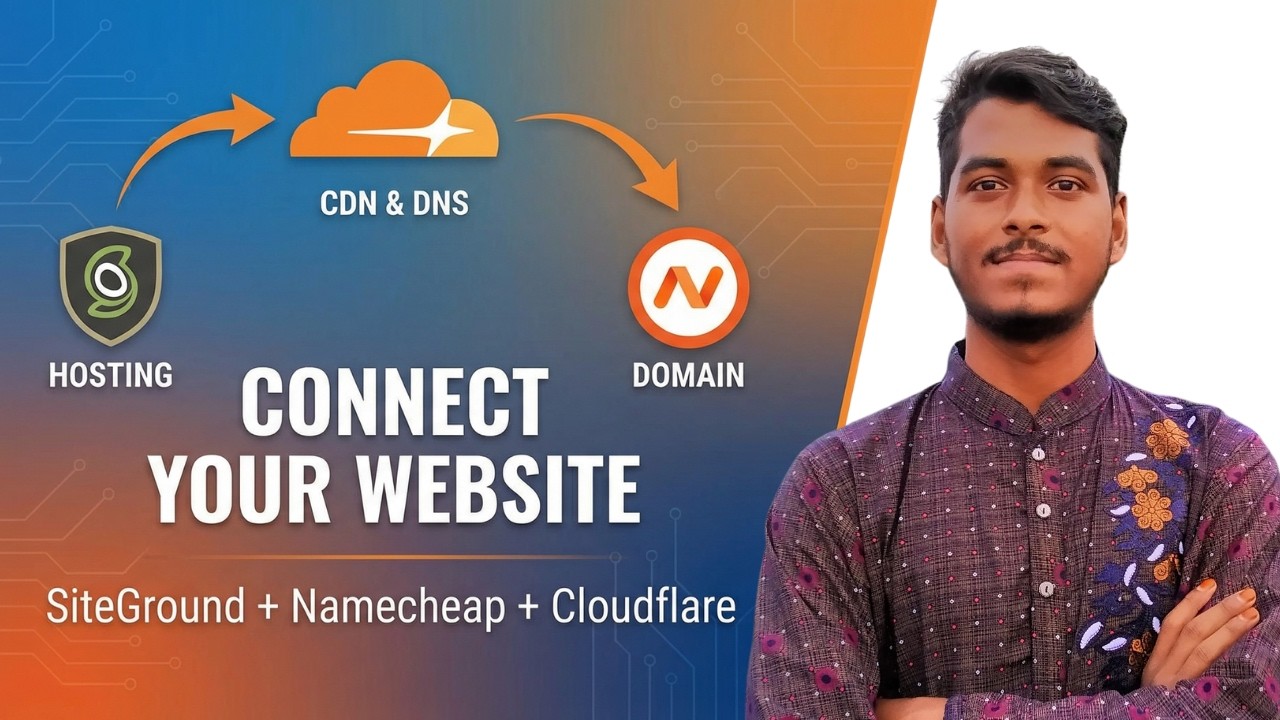 Cloudflare Setup with Hosting Connection  Step‑by‑Step Guide (siteground, namecheap, cloudflare)