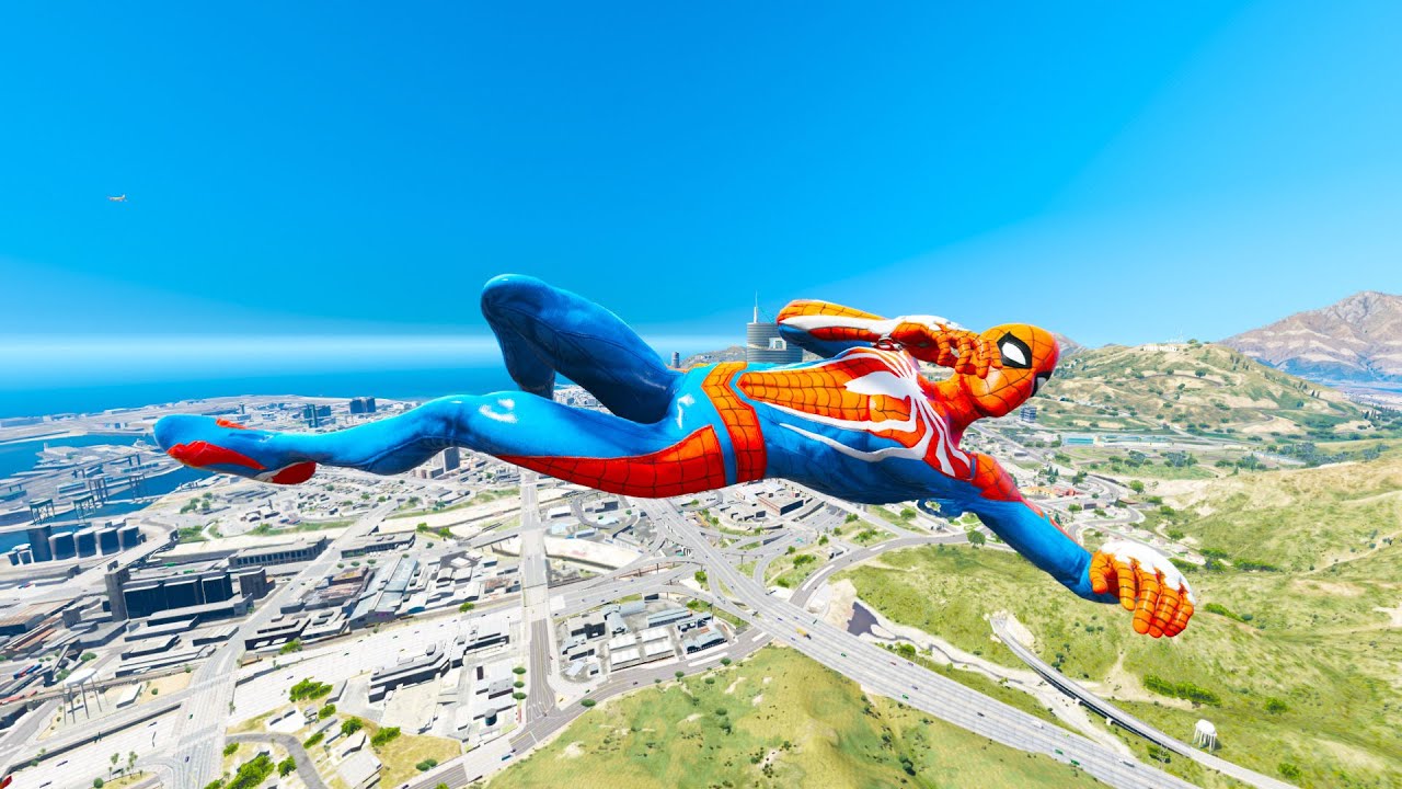 GTA 5 SPIDERMAN CRAZY MOMENTS | GTA V SPIDERMAN FUNNY MOMENTS jumps/fails ( Euphoria Ragdolls) eps 7