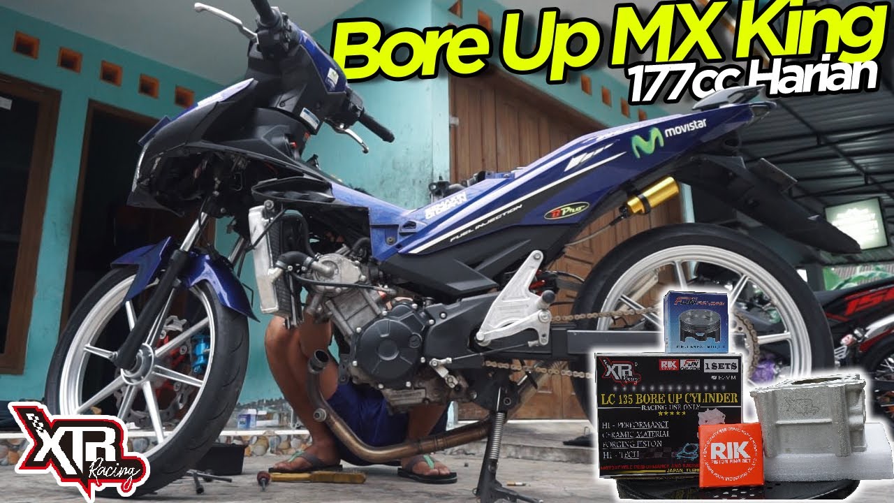 Mx King Pakai Paket Bore Up XTR Ceramic, Pertama di Indonesia