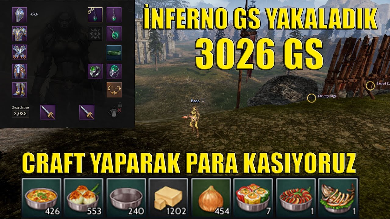 Rise Online İnferno GS Fiyat Performans Çar | Craft Yaparak Para Kasmaca