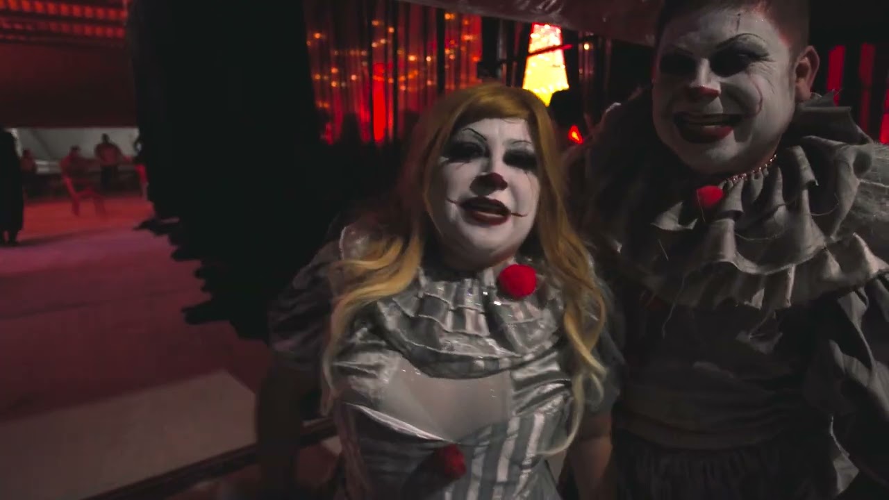 Detrás  de camaras  de la filmación del vampiro .  De el PULPO ALFREDO Y SUS TECLADOS . 