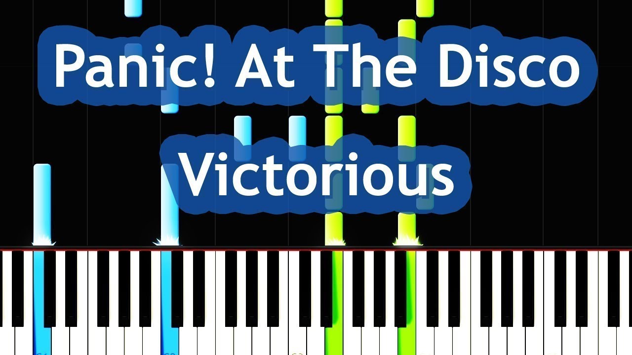 Panic! At The Disco - Victorious Piano Tutorial