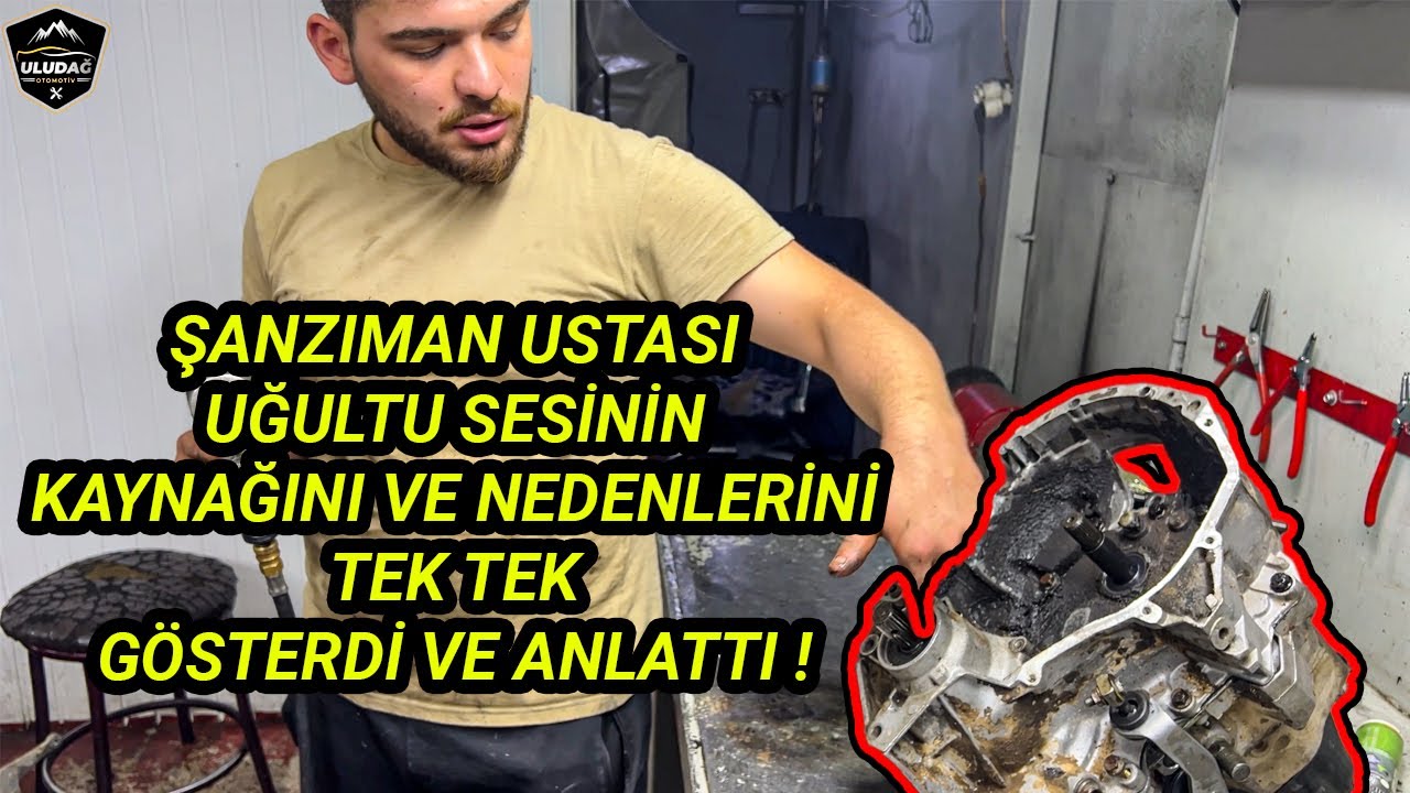VİTESLERDE UĞULTU VE ÖTME NEDENLERİ! (Renault 9 1.4 Motor Şanzıman Revizyon)