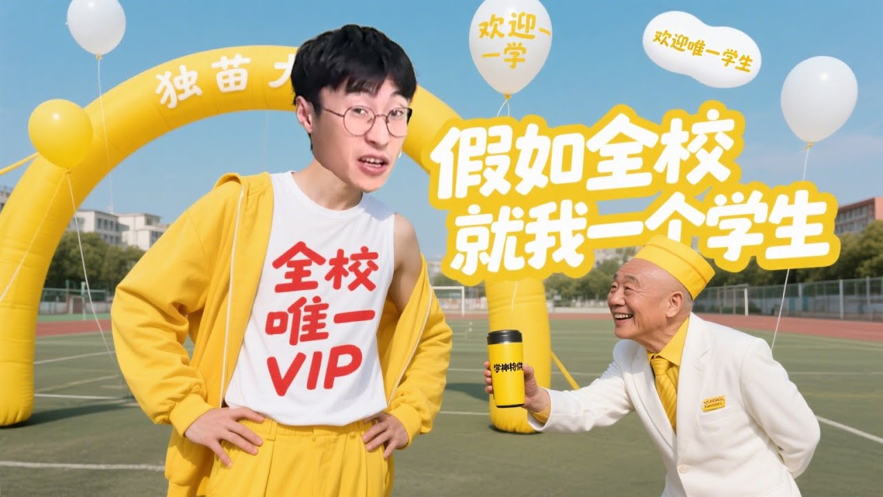 当我成了集全校老师宠爱与一身的全校唯一学生#搞笑#喜剧#沙雕剧情#爆笑#校园#内容过于真实