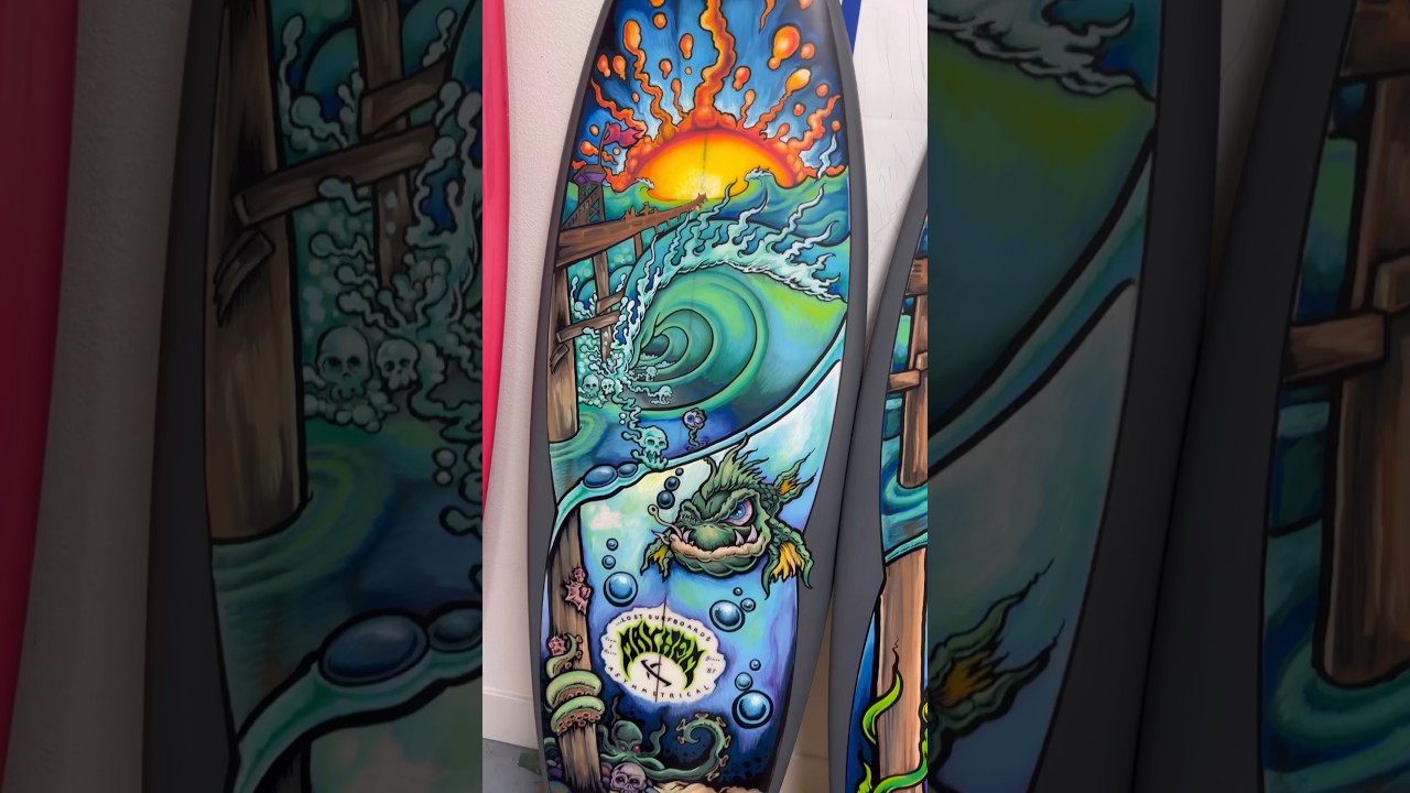 Surfing with Silver Waves at Drew Brophy's Posca Paint Party! #shorts