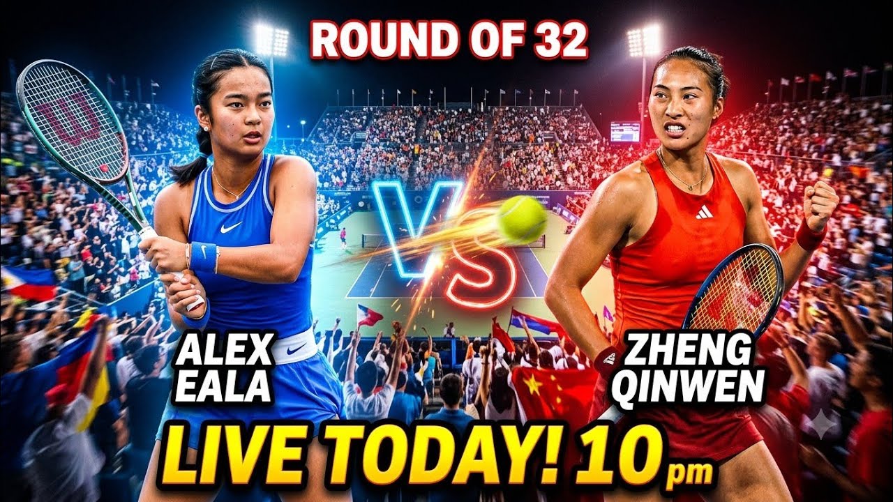 🎾 LIVE: Alex Eala 🇵🇭 vs Zheng Qinwen 🇨🇳 | Round of 32 Showdown | DC Open 2026 🔥
