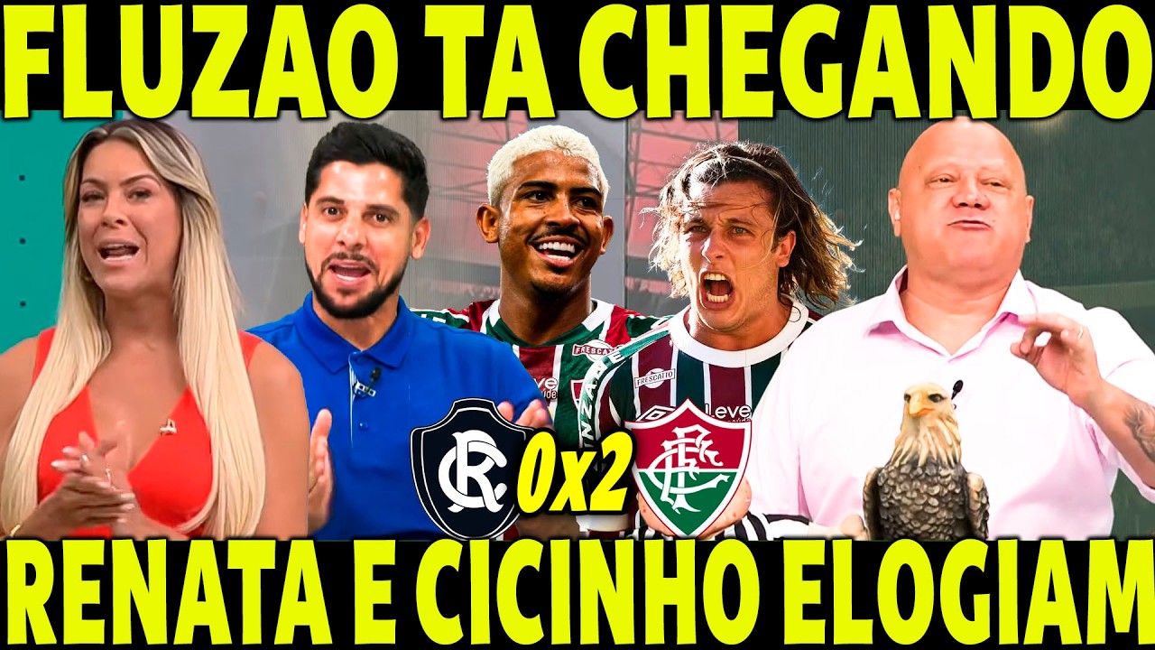FLUZÃO TÁ CHEGANDO! RENATA FAN E CICINHO SE RENDEM AO FLUZÃO! GRANDE VITÓRIA!