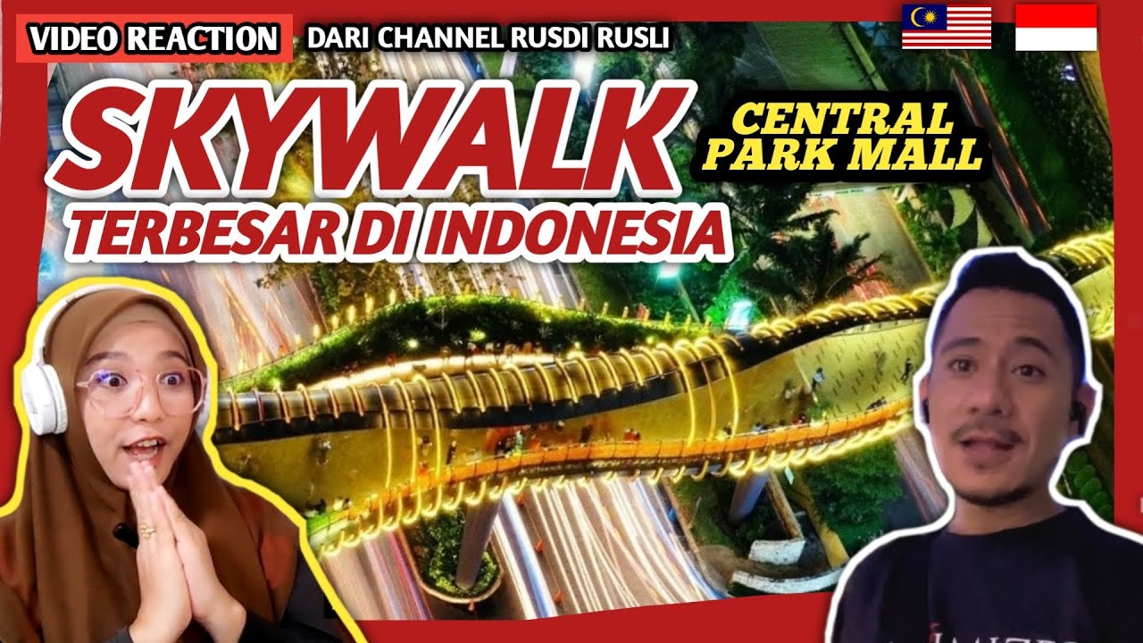 🇲🇾🇮🇩 INI SKYWALK TERBESAR DI INDONESIA HANYA DI CENTRAL PARK MALL JAKARTA ‼️Seperti