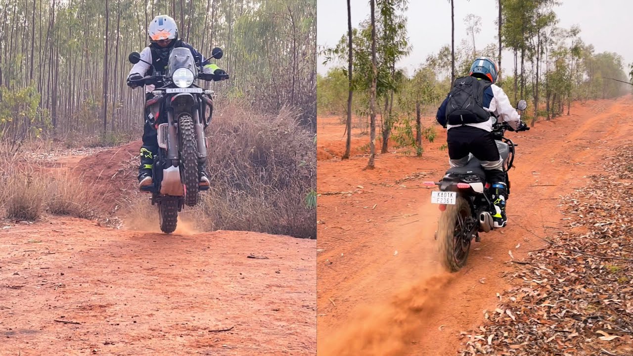 First Experience on Knobby tyres| is it worth it? | Himalayan 450