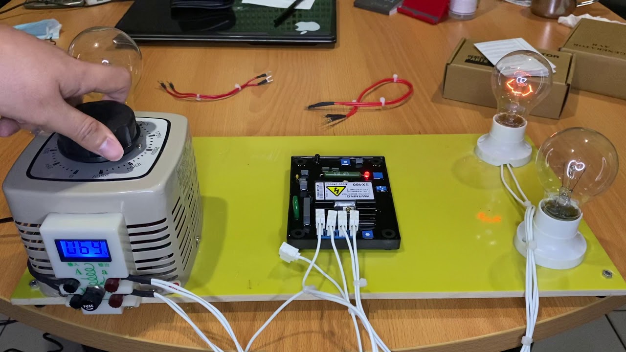 Cara Test AVR SX460 Stamford Dengan Alat Test Sederhana