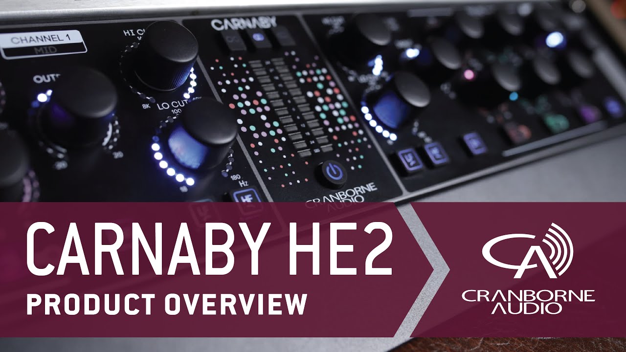 Carnaby HE2 | 2-channel HarmonicEQ&reg; for 19 Inch Rack | Product Overview