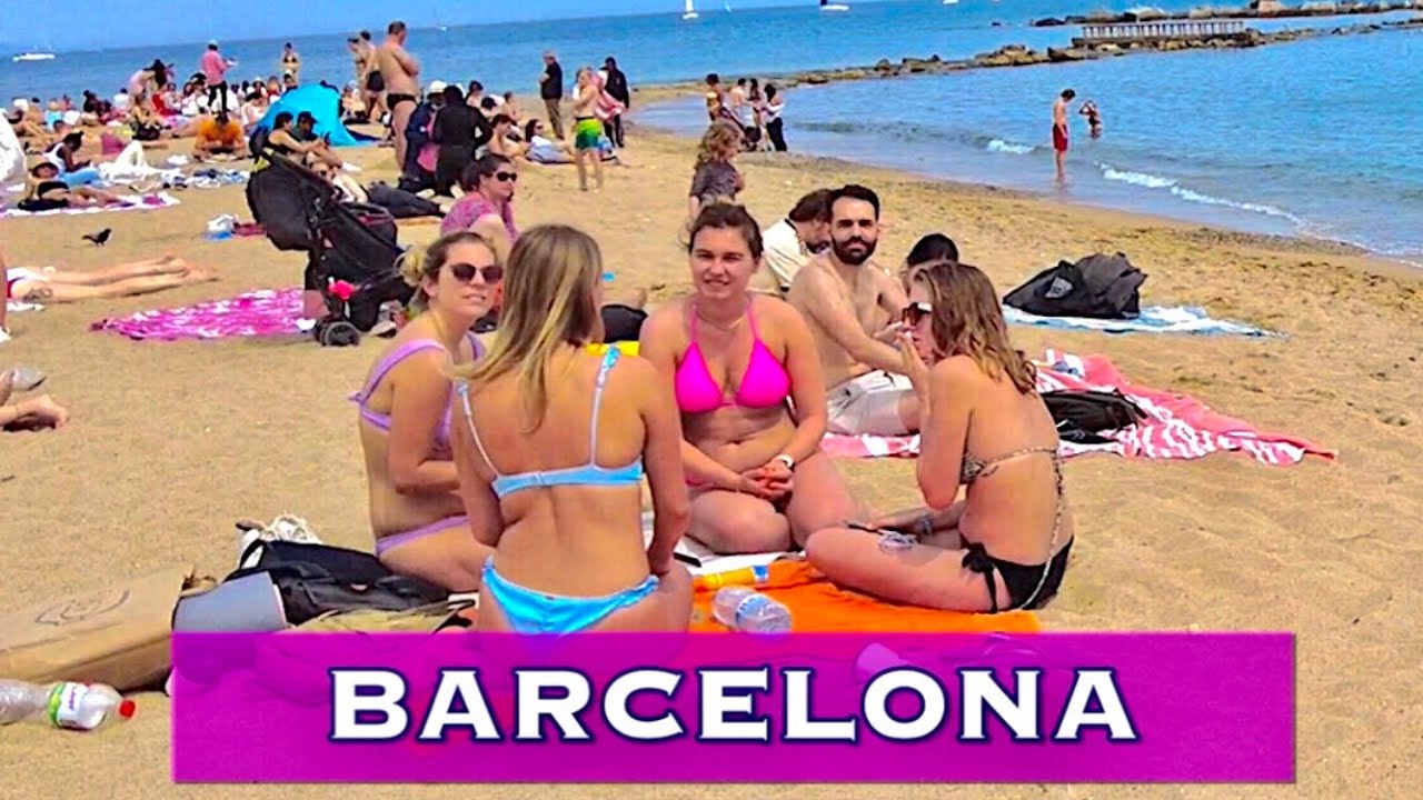 Barcelona, Beach Walk - SPAIN - Sant Miguel Beach - May 2022