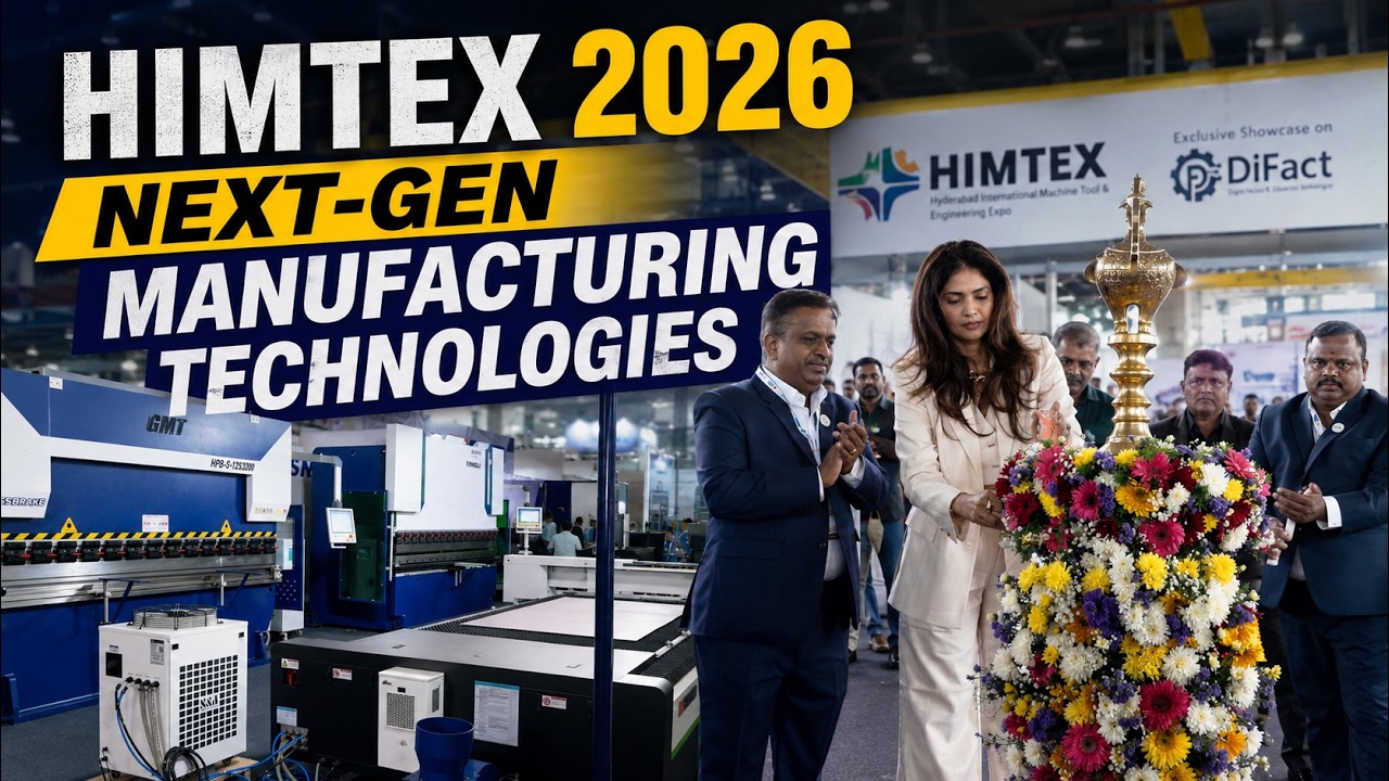 HIMTEX 2026 Hyderabad | India's Biggest Manufacturing & Machine Tools Expo Begins at HITEX