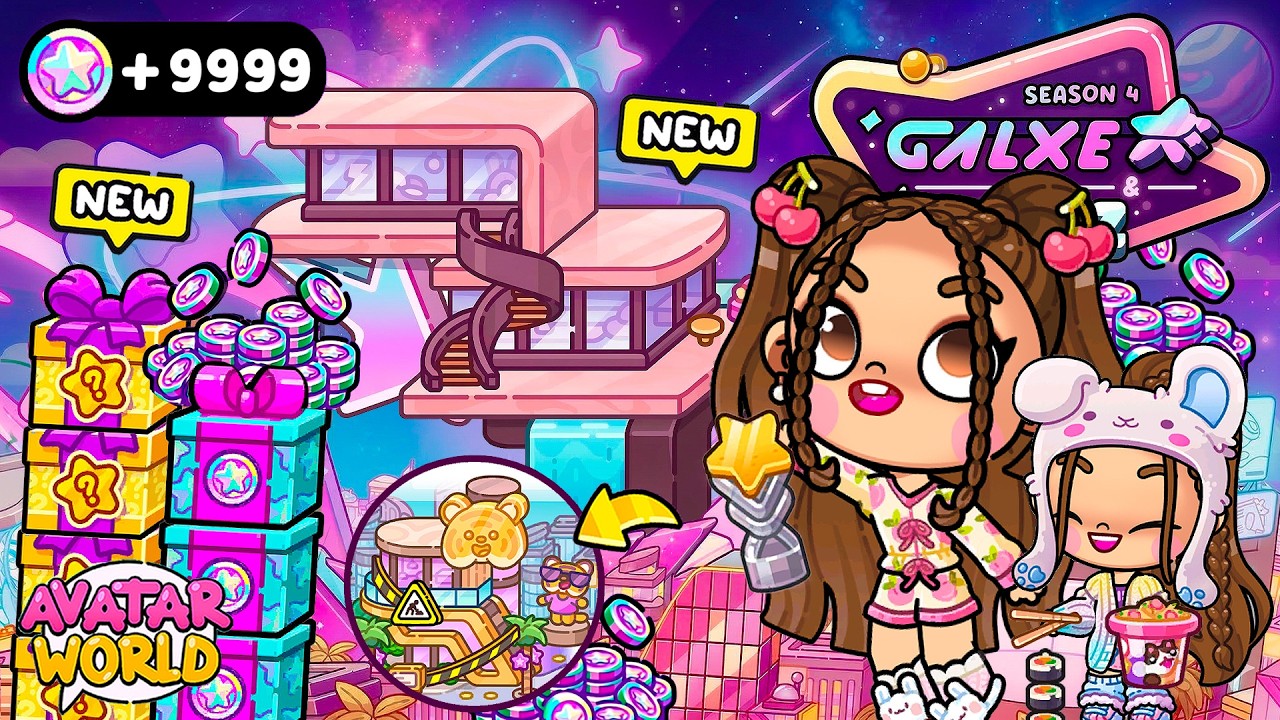 TODAS LAS NOVEDADES, SECRETOS Y MONEDAS de GALXE 🤩 ¡Nueva Temporada! Actualizacion en Avatar World