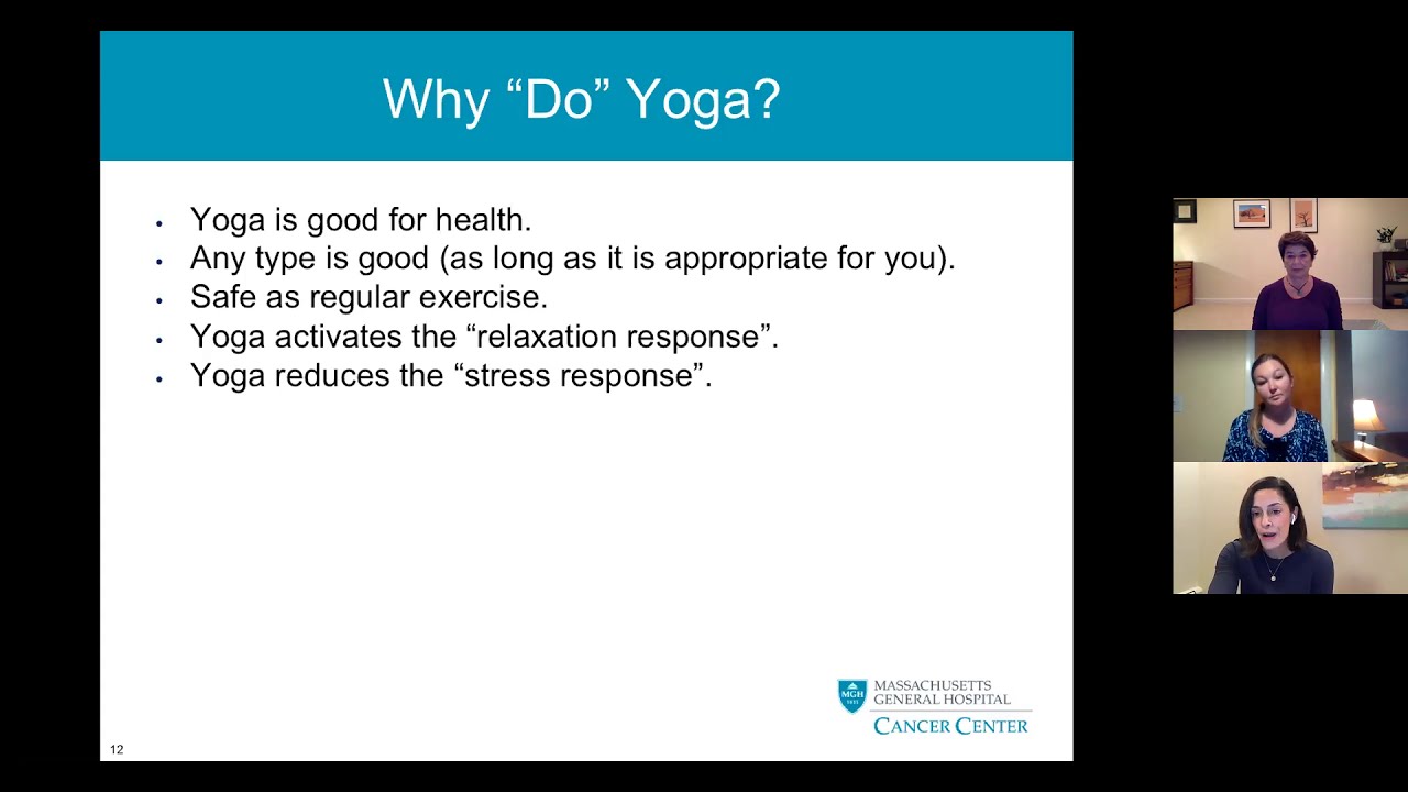 Yoga to Manage Cancer Symptoms and Stress