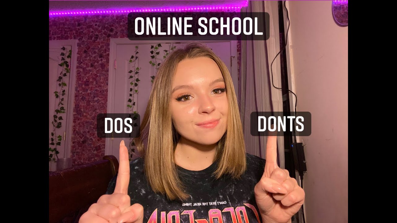 The DOs and DONTs of Online School/Tips and Tricks/itsjustjenna