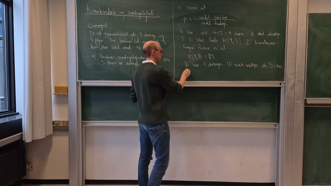 Kombinatorik og sandsynligheder - eksempel