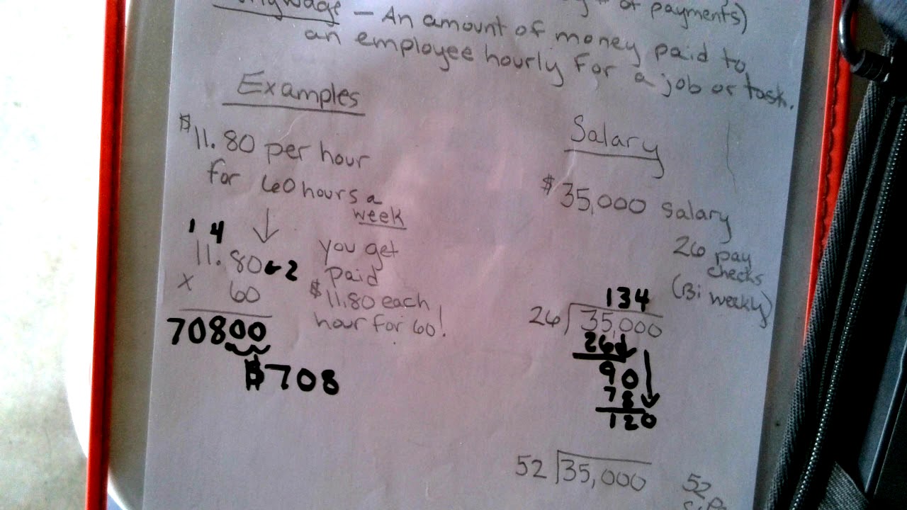 Hourly vs salary pay