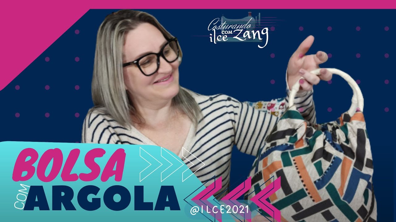 Aprenda fazer uma linda bolsa com al&ccedil;a de argola