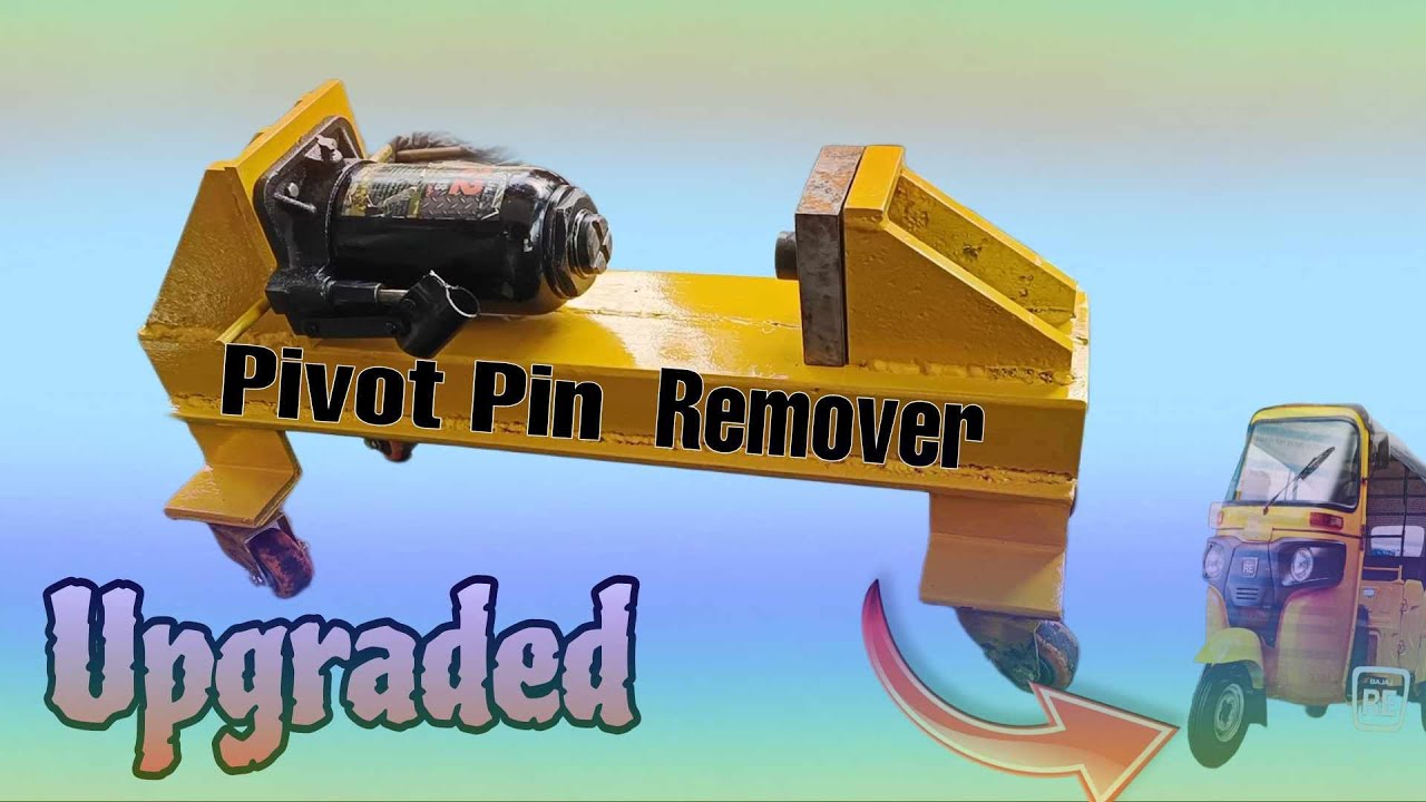 Bajaj RE Pivot Pin Remover ( UPGRADED ) #diy