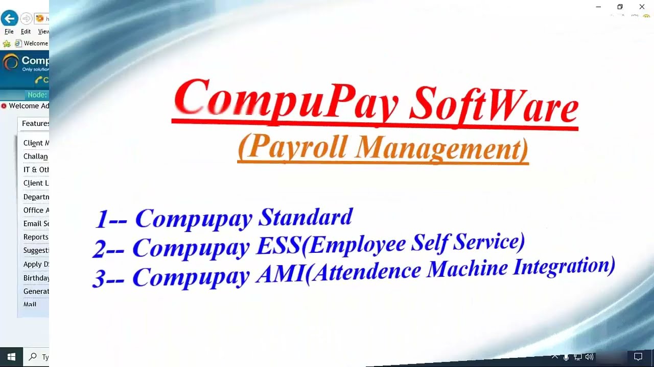 CompuPay ESS and AMI Software Demo (Full)