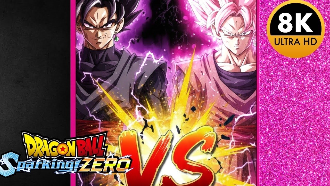 ЭПИЧЕСКАЯ БИТВА Гохана Блэка против Гоку Блэка! Dragonball Sparking! Геймплей Zero в 8K.