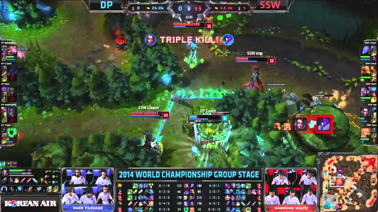 [Worlds 2014] Imp Pentakill in DP vs SSW