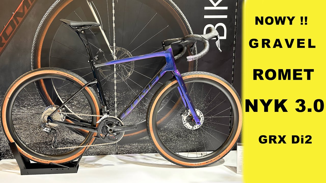 NOWY!! Gravel Romet NYK 3 0 GRX di2 Piękna carbonowa rama, dobry osprzęt - Robi wrażenie!!