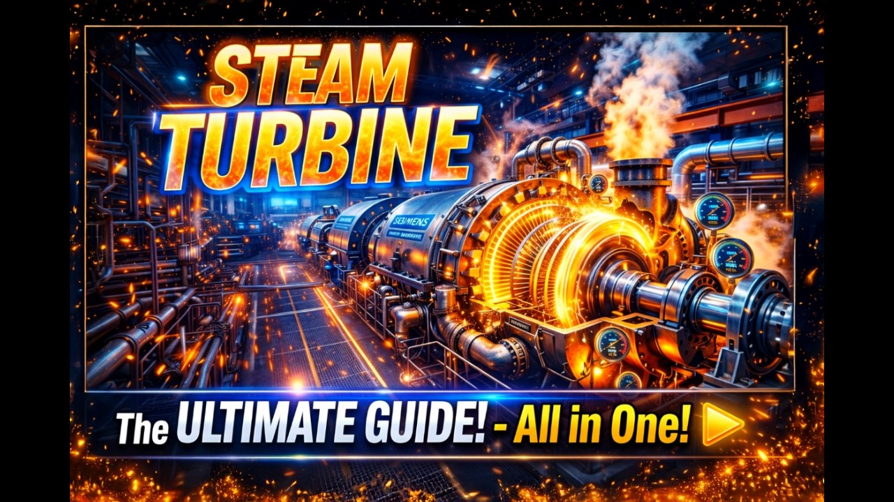 Steam Turbines: The Complete Courses (All-in-One. 2026 Edition)