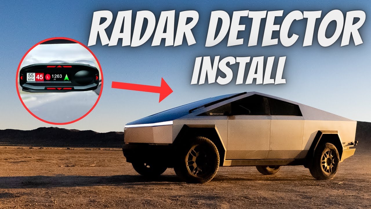 Hidden Power in the Tesla Cybertruck!! (Radar Detector Hardwire Installation HW4)