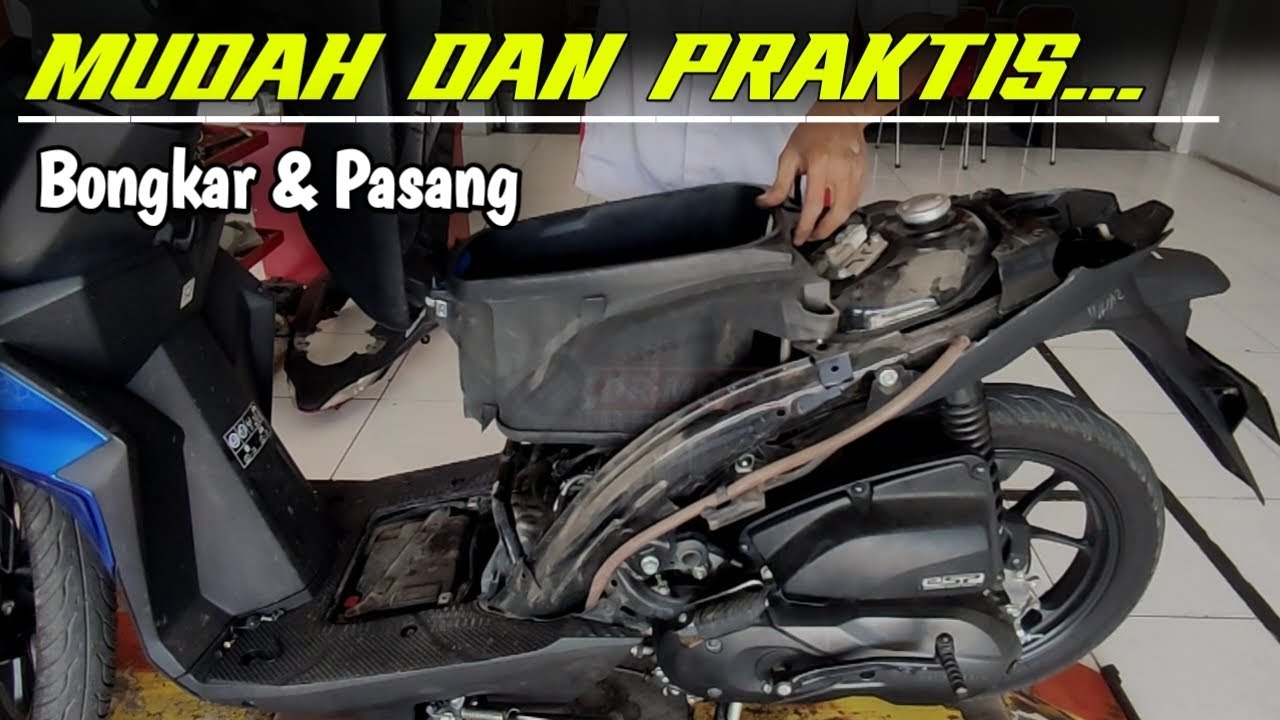 CARA BONGKAR COVER BODY & BAGASI JOK HONDA BEAT K1A