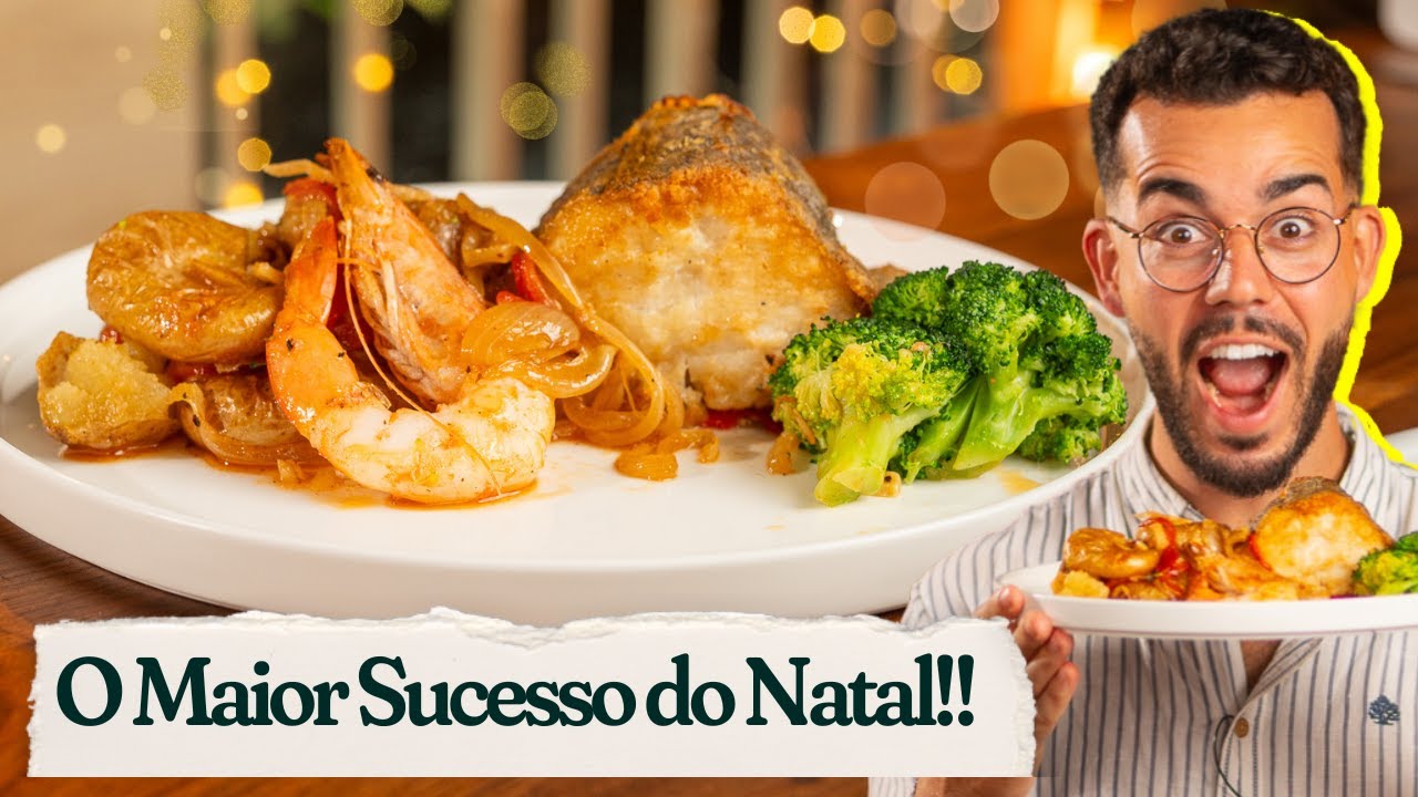 Bacalhau com Camarão à Moda de Natal