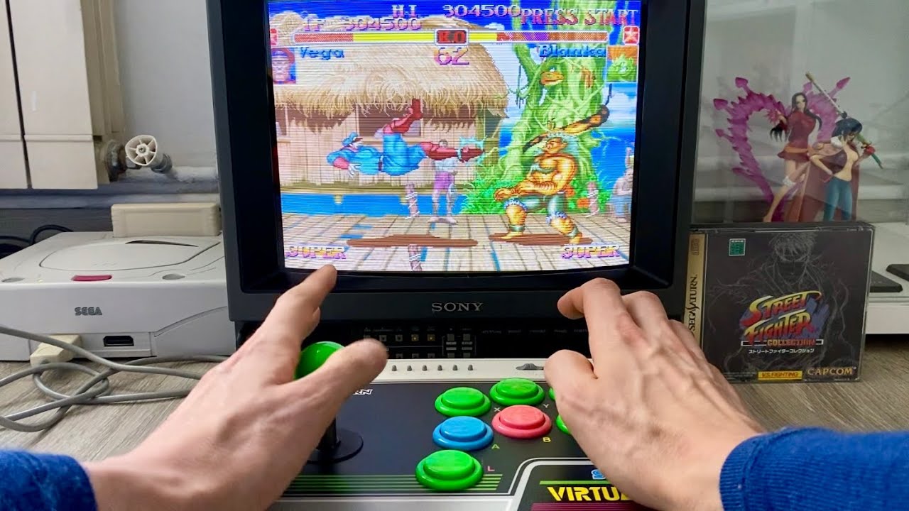 Super Street Fighter 2 II X • Saturn Gameplay • Sony BVM