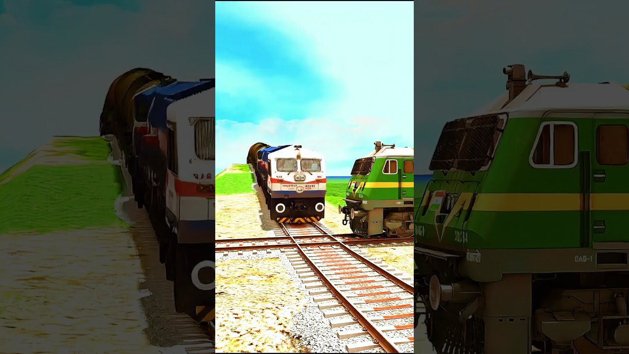 EPIC Train Collision Simulation!